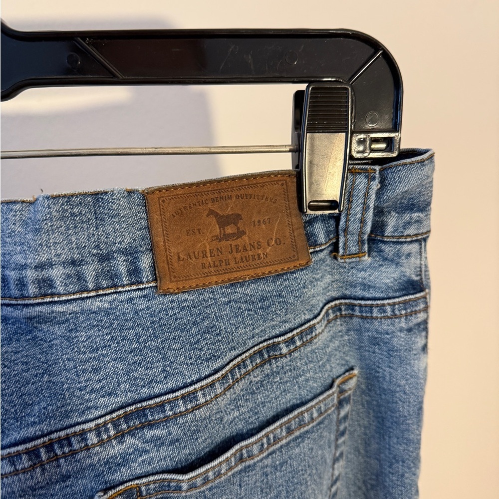 Vintage Ralph Lauren Women's Straight Leg Blue Jeans Size 10 - Picture 5 of 5